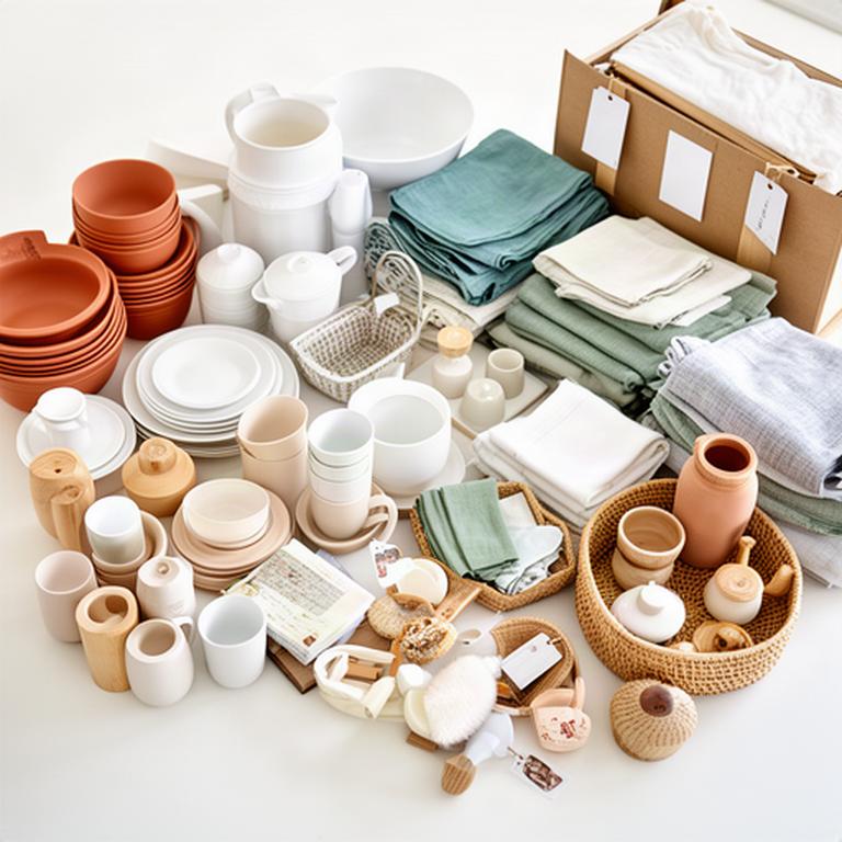 Reusable household items gathered neatly for donation from an Atherton home