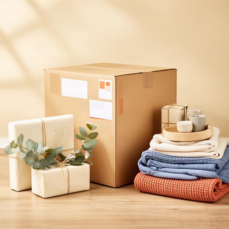 Carefully packed household belongings and a labelled box ready for a local move in the Atherton Tablelands